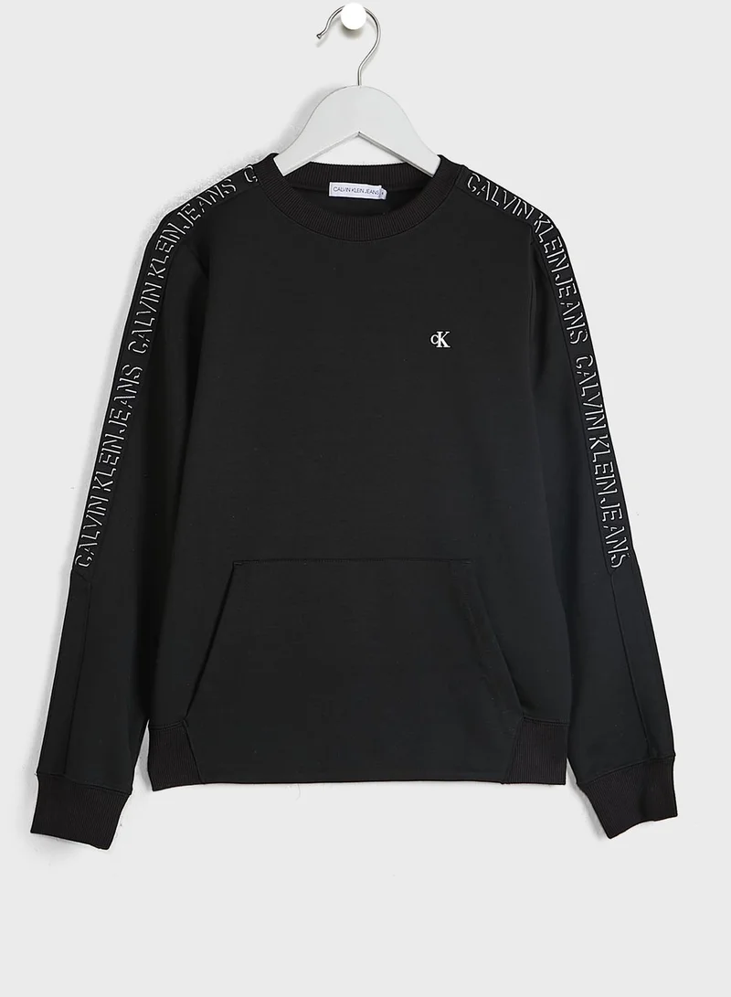 Calvin Klein Jeans Kids Logo Tape Sweatshirt