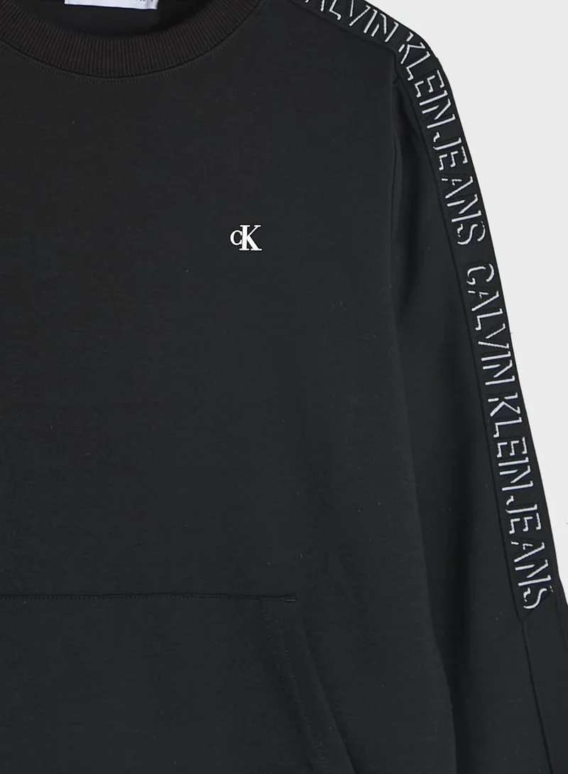 Calvin Klein Jeans Kids Logo Tape Sweatshirt
