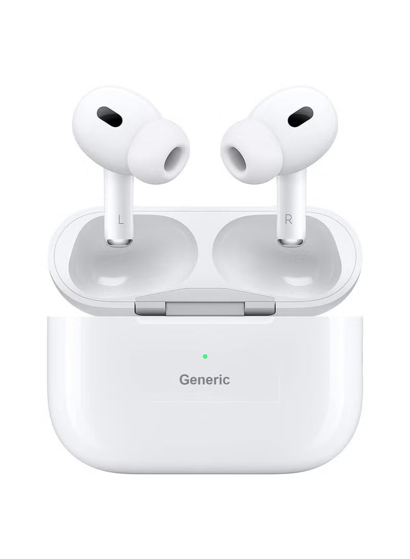 generic AirPods Pro Gen 2 Bluetooth Earphones - Professional Design - Noise Isolation - High Quality Replica
