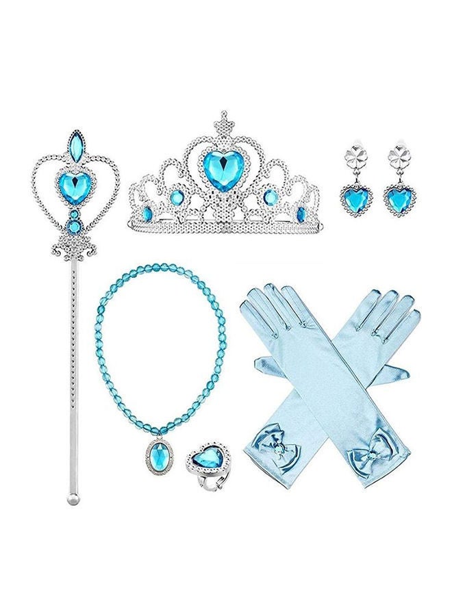 NIBEMINENT Adorable Princess Fancy Party Dress Costume With Accessories Set for Girls 140cm - Image 4