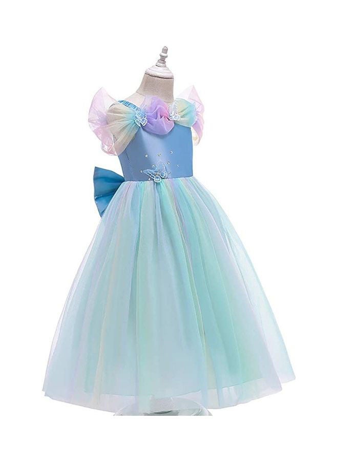 NIBEMINENT Adorable Princess Fancy Party Dress Costume With Accessories Set for Girls 140cm - Image 2