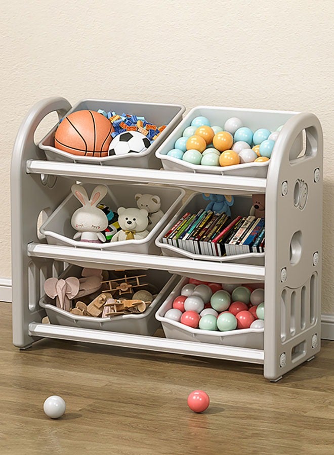 XIANGYU Children Furniture Kids Toys Plastic Cabinet Toy Storage  - Image 1