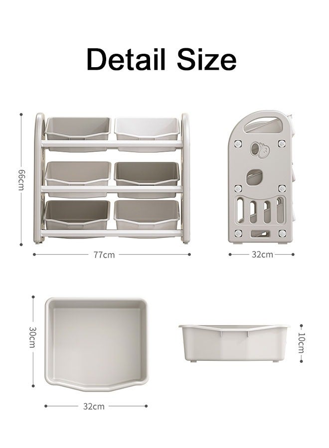 XIANGYU Children Furniture Kids Toys Plastic Cabinet Toy Storage  - Image 2