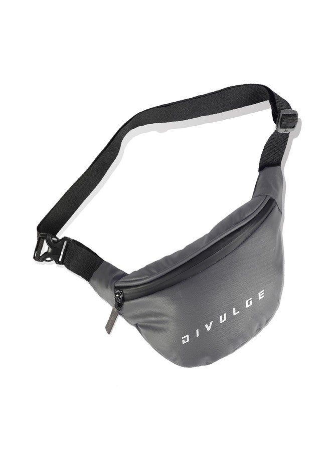 Divulge Comet Running Belt Waist Pouch Bag to Carry Mobile Phone (Grey) - Image 1