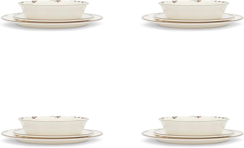 Fox Run طقم أدوات المائدة من فوكستون ميلامين باللون العاجي 10 قطع - Image 1