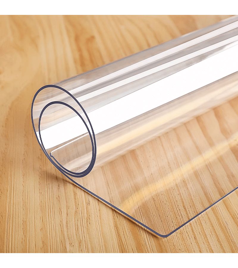 1.5mm Thick Transparent PVC Tablecloth 31.5inch By 140inch Smooth Surface For Dining Tables Parties Camping And Home Kitchen - Image 5