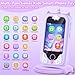 Lapare Kids Smart Phone Toy for Girls 28 Touchscreen Toddler Learning Play Toy Phone with Dual Camera Game Music Player 32GB SD Card Christmas Birthday Gifts for Girls Age 310Purple - Image 4