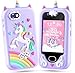 Lapare Kids Smart Phone Toy for Girls 28 Touchscreen Toddler Learning Play Toy Phone with Dual Camera Game Music Player 32GB SD Card Christmas Birthday Gifts for Girls Age 310Purple - Image 2