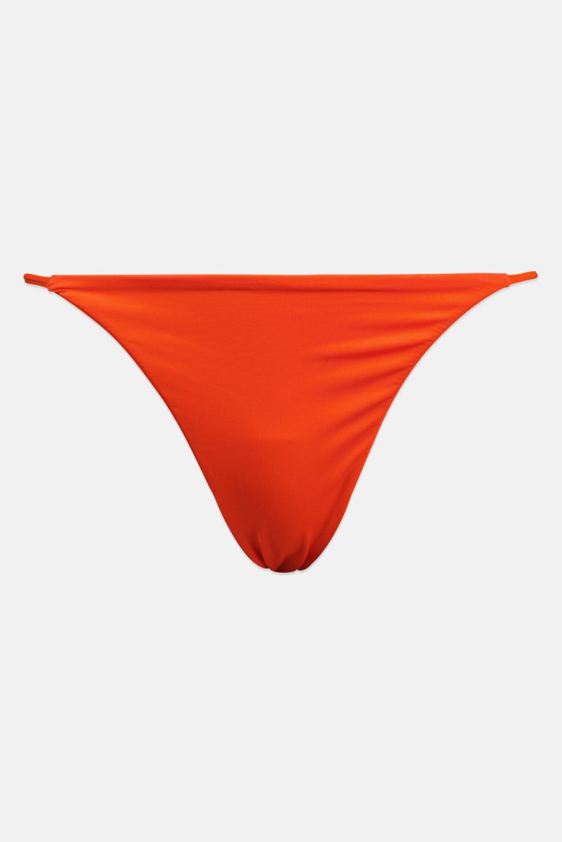 Reserved Women Solid Bikini Bottom, Orange  - Image 1
