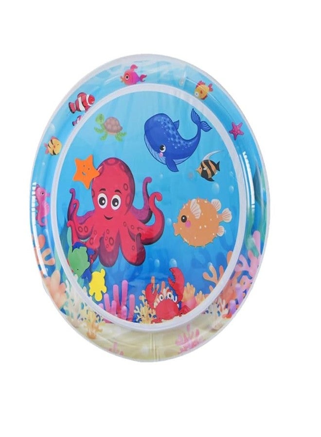 ZURATO Baby Kids Water Play Mat Toys Inflatable Tummy Time Water Play Mat and Toddlers Perfect Fun Activity Inflatable Mat, Outdoor Water Play Mat for Baby (Small Size : 25.5 x 25.5 x 2.5 inches) - Image 1