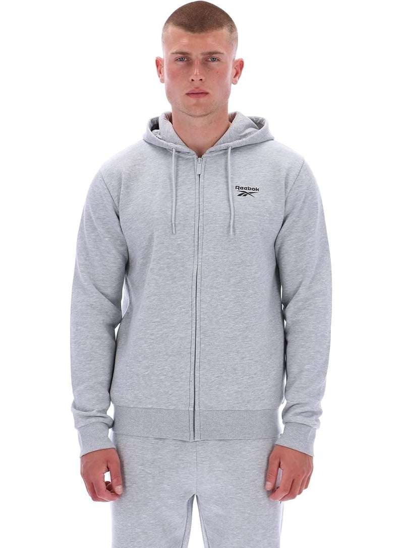Reebok Colton Small Logo Zip Through Hoody - Image 1