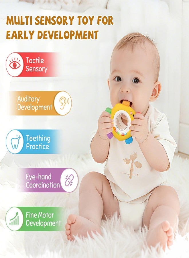 TOHIBEE Baby Teething Toys with Rattle for 3-6 6-12 Months, Silicone Teether Ring - Image 5