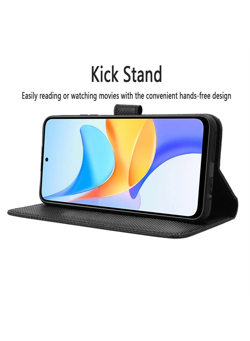 X-level Case Cover for Honor X7b With Full Body Camera Len Protector PU Leather Wallet Card Holder Shockproof Protective Back Cover With Release Hand Phone Daily Video Kickstand - Image 4