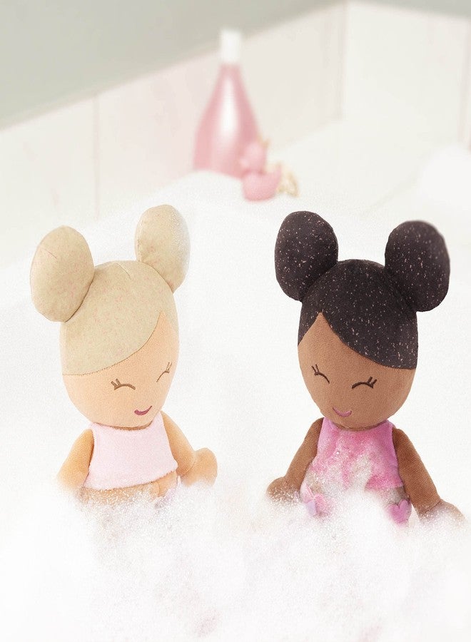 LullaBaby Babi – 14-Inch Bath Doll – Deep Tone & Removable Clothes – Water Toys – Towel & Bath Ducky – 2 Years + – Bath Doll (Deep Tone) - Image 5