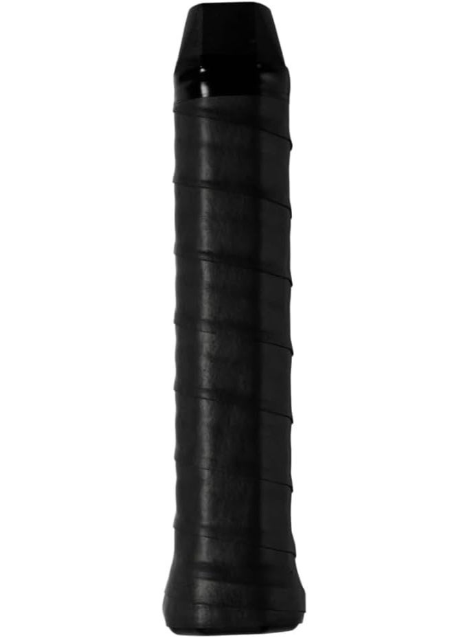 كيو السلع الرياضية رقيق التنس على الإمساك متين للغاية مع ملمس ناعم، للتنس والاستخدامات الأخرى، الأسود - Image 3