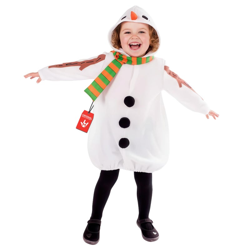 fun shack Toddler Snowman Costume, Snowman Costume Kids, Toddler Christmas Costumes, Christmas Costumes for Kids, 1-2 Years - Image 1