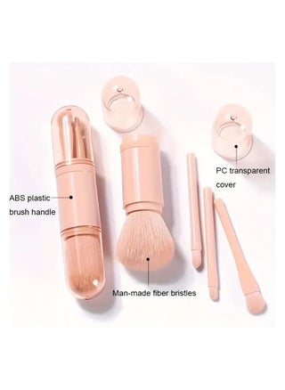 4-in-1 Retractable Makeup Brush Set - Perfect For Foundation, Powder, Eye Shadows, And Travel - Ideal Gift - pzsku/Z5FA3E7F075FBFC214DE1Z/45/_/1725865751/e9e5bab3-82e7-4803-8225-f21a4533e41c