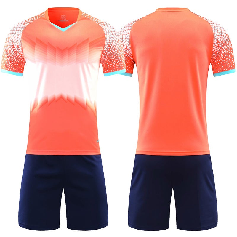 Generic Kids Volleyball Jersey and Shorts Set 022 Blue  - Image 2