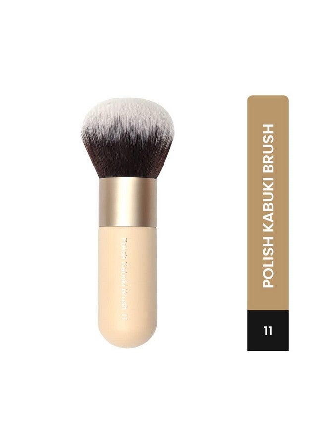 Milagro Beauty Kabuki Brush 11, Super Fluffy, Dense Multiuse Brush For Foundation Blending, Powder Setting, Blush, Bronzer, Ideal For Face & Body, Suitable With Cream & Powder Makeup - Image 2