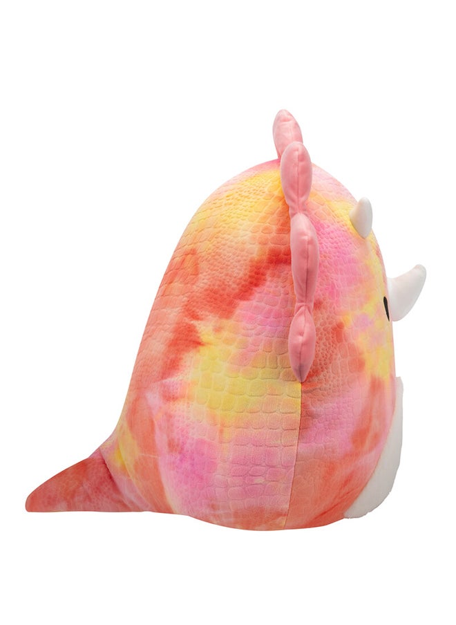 Squishmallows Large Plush 16 inch Trinity Pink Tie-Dye Triceratops with Fuzzy Belly and Winking Officially Licensed Kellytoy Plush Toy Colorful Soft Gift for Kids Girls & Boys Washable Squishy Stuff Toy Multicolor All Age  - Image 3