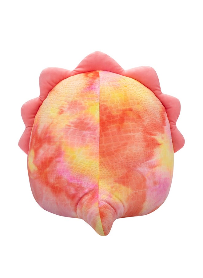 Squishmallows Large Plush 16 inch Trinity Pink Tie-Dye Triceratops with Fuzzy Belly and Winking Officially Licensed Kellytoy Plush Toy Colorful Soft Gift for Kids Girls & Boys Washable Squishy Stuff Toy Multicolor All Age  - Image 2
