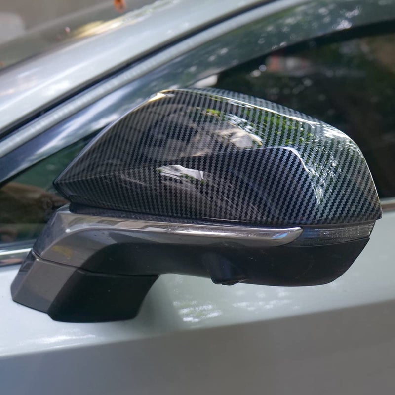 CYAuto New Door Exterior Rear View Mirror Cover Cap Trim for Lexus RX NX RX200T RX300 RX350 RX450H RX350L RX450L 20162023 Carbon Fiber Style