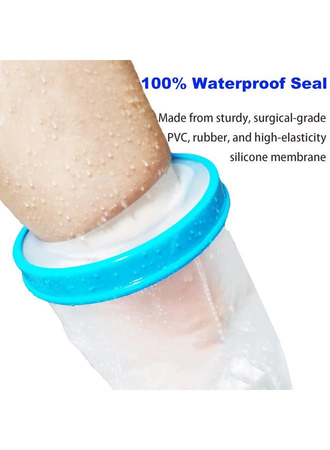 Tideshake 100% Waterproof Leg Cast Cover for Showering, Reusable Adult Short Leg Cast Protector, Cast Covers for Shower Leg, Cast Bag for Shower, Cast Cover for Showering Foot - Image 2