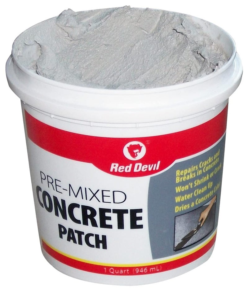 Red Devil Pre-Mixed Concrete Patch - 1 Quart, Gray - Image 5