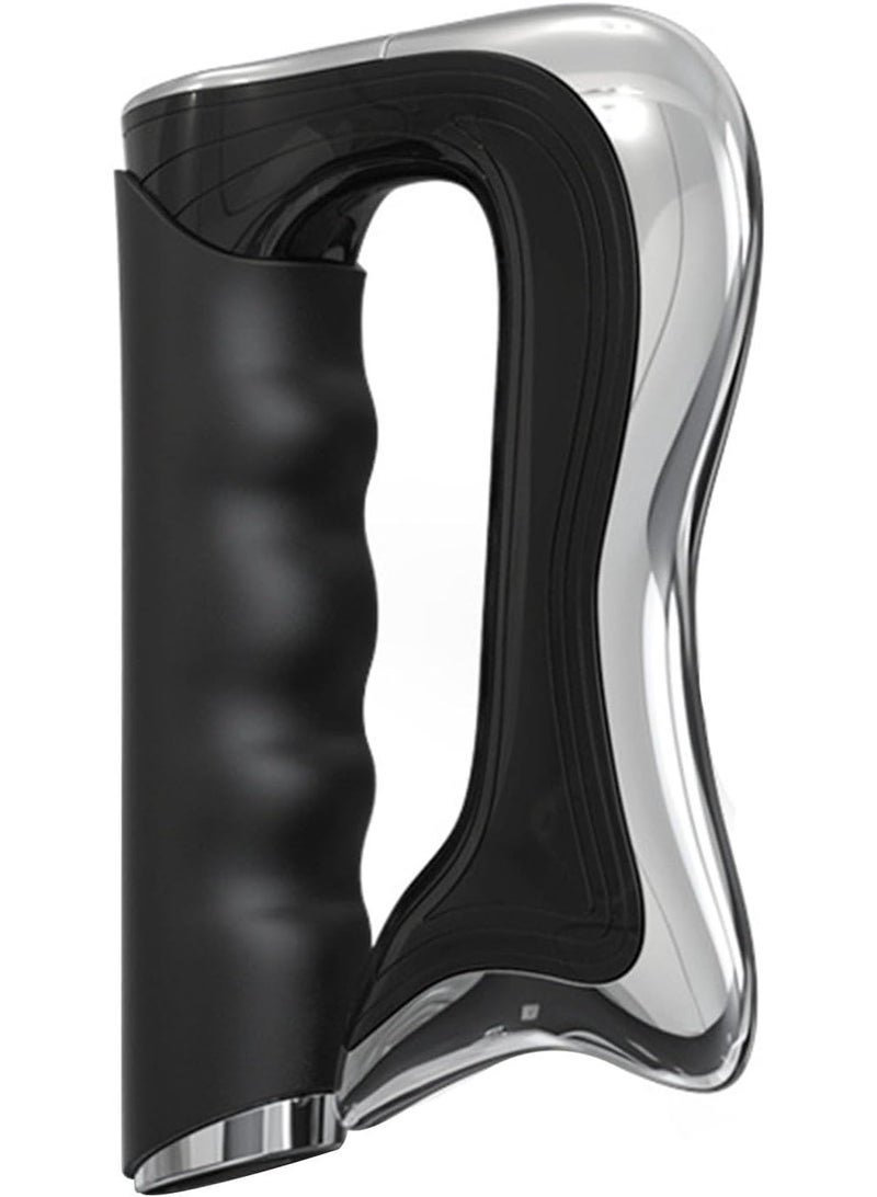 Smart Deep Tissue Massager (Gua Sha) - With Micro-electricity Stimulation & Vibration Technology, 3 Adjustable Levels for Muscle Release and Recovery | Used in Physical Therapy and Fitness (Black Color). - Image 1