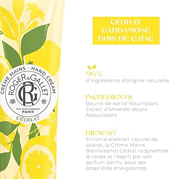 ROGER & GALLET RogerGallet Cedrat Hand Cream 30ml - Image 3