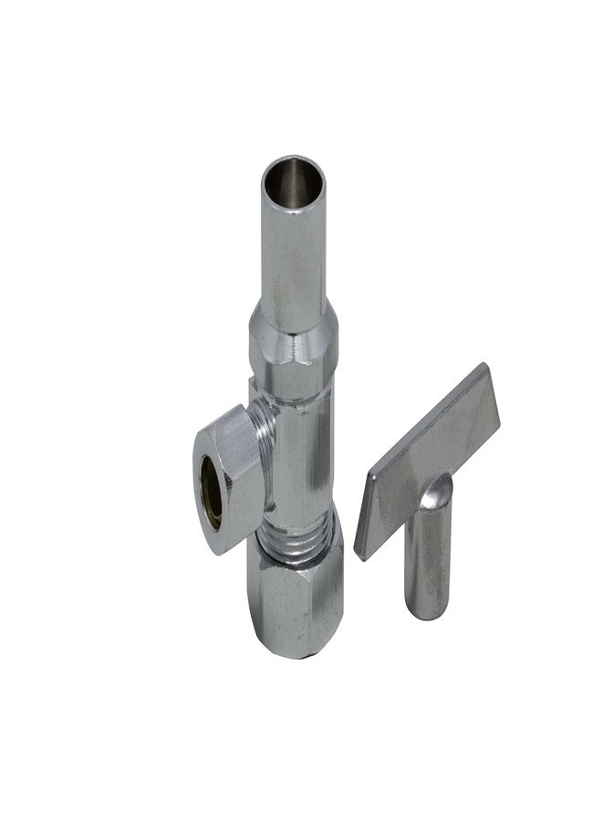 PROFLO PFXAC32CLK 5/8" x 3/8" Angle Supply Stop with Loose Key - Chrome - Image 1