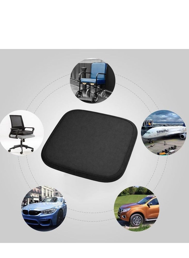 اي جي سي وسادة مقعد طبية من الإسفنج الذكي (Memory Foam) للسيارة ومقاعد المكتب، وسادة لتخفيف آلام العصعص، داعم لمنطقة العجز، وسادة مقعد مانعة للانزلاق، وسادة مريحة ومحمولة للاستخدام أثناء القيادة والعمل والسفر، ومناسبة للكراسي المتحركة والاستخدام المنزلي (وسادة داعمة للظهر). - Image 4