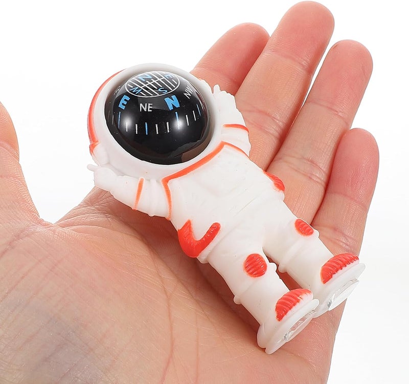 Dash Mount Astronaut Mini Compass Car Interior Decoration Vehicle Navigation Tool Portable Orange Car Dashboard Compass Decor - Image 3