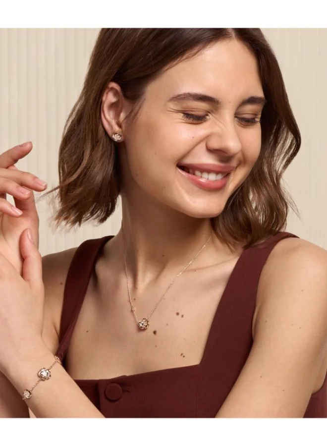 Olivia Burton  Tudor Rose Bracelet In Steel with Rose Gold Plating - 24100245 for Women | Best Price UAE