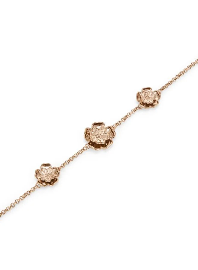 Olivia Burton  Tudor Rose Bracelet In Steel with Rose Gold Plating - 24100245 for Women | Best Price UAE