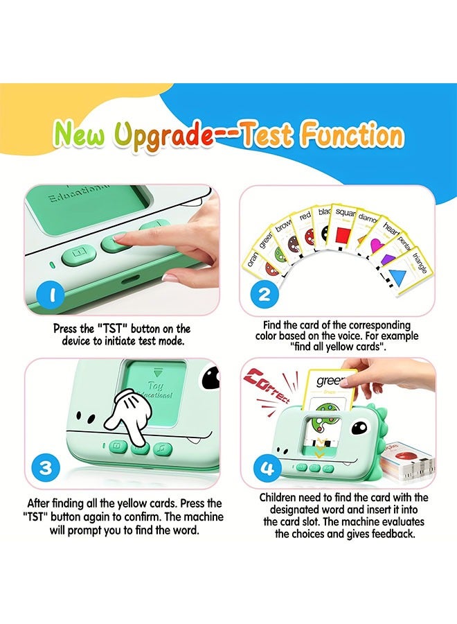 Talking Flash Cards - Portable Word Card Machine for Classrooms - Learning for Language Development, Autism Speech Therapy Toys, Sensory Learning, Gifts - Image 5