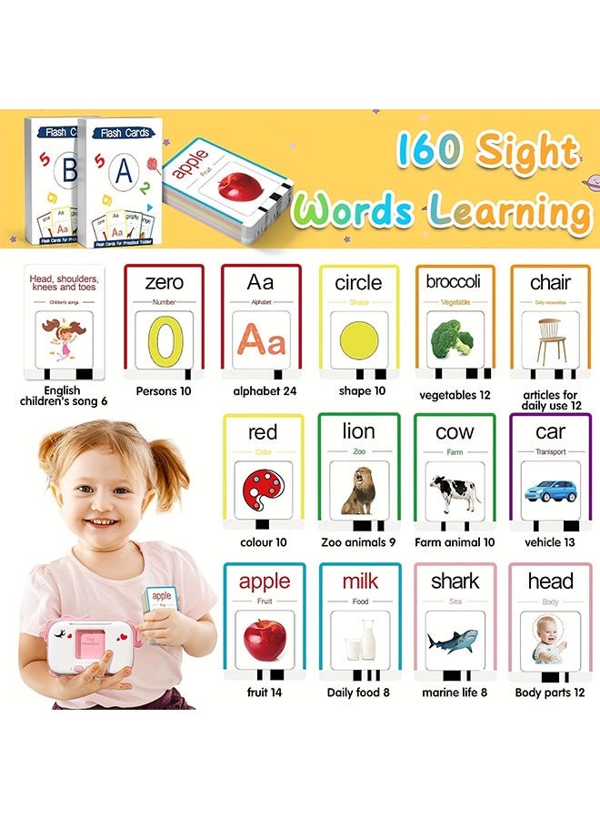 Talking Flash Cards - Portable Word Card Machine for Classrooms - Learning for Language Development, Autism Speech Therapy Toys, Sensory Learning, Gifts - Image 3