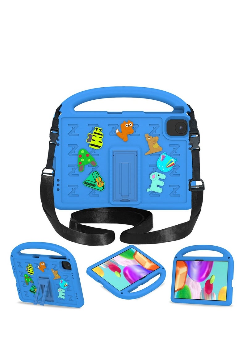 Children's protective case Compatible for Honor Pad X8A/ X9 11 inch , shockproof cover with shoulder strap bracket - Image 1