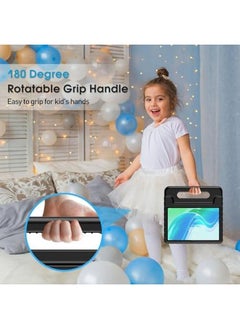 Procases Kids Case For Lenovo Tab M11 2024 Tb330Fu Shockproof Lightweight Kids Friendly Case With Convertible Handle Stand For Girls Boys Children Toddler Baby Black  - Image 2