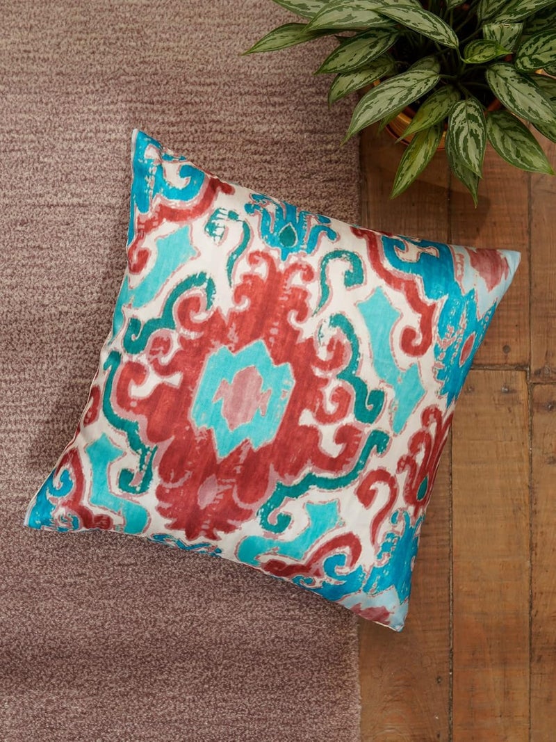 ZEBA Ikat Print Cushion Cover - Image 1