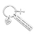 MYOSPARK Saint Christopher Protect Us Keychain Travel Keychain Car Protection Keyring Religious Jewelry Gift For Traveler Driver Saint Christopher Protect Us - Image 2