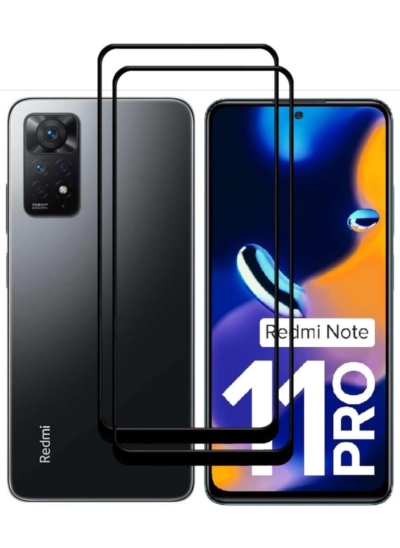 ACLIX 2 Pieces Antistatic ESD Dustproof Premium Quality High Definition Tempered Glass Screen Protector Designed For Xiaomi Redmi Note 11 Pro - Image 1