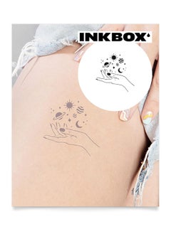 Inkbox Temporary Tattoos, Semi-Permanent Tattoo, One Premium Easy Long Lasting, Water-Resistant Temp Tattoo with For Now Ink - Lasts 1-2 Weeks, Gokada, 4 x 4 in