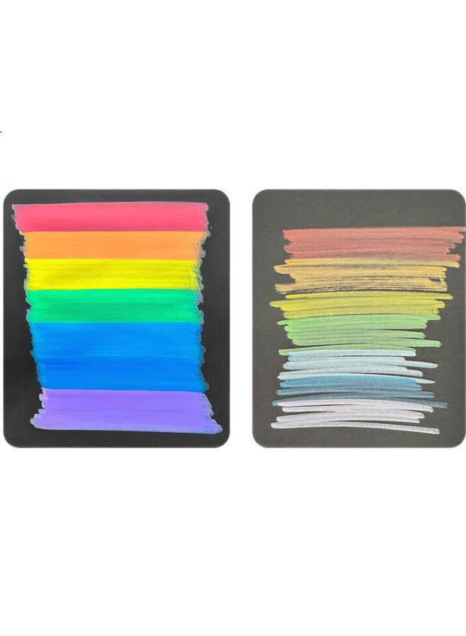 Grasp Master Grasp Dual-Tip Acrylic Markers, Water-Based, For Students And Children, Art-Specific, Waterproof, Non-Translucent, Guka Colored Pens, Non-Toxic, Washable, Children'S Gift, Doodle Pens, Drawing Pens, 36 Colors - Image 1