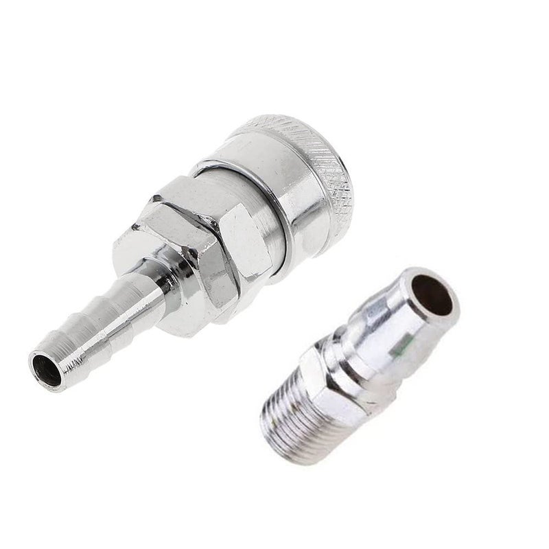 HOSEMART Pneumatic Quick Connector SH20 + PM20 1/4 BSP Aluminium Air Line Hose Quick Fittings Coupler - Image 3