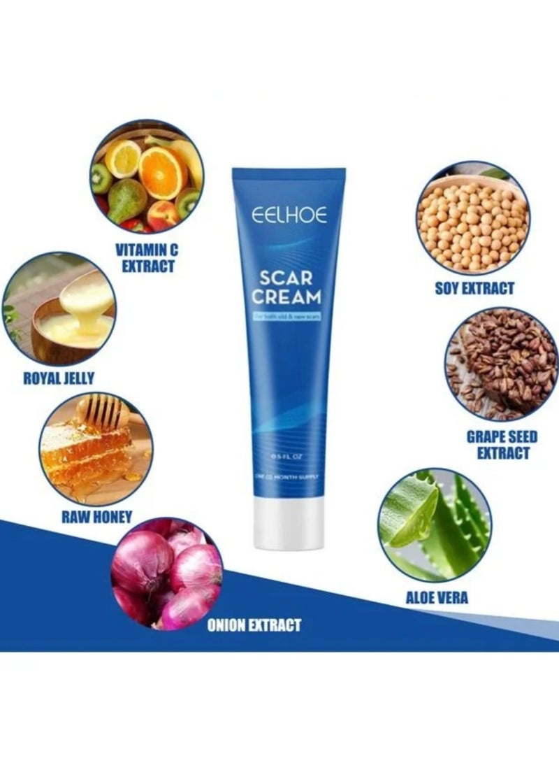 إيلهو كريم الندبات - كريم الإصلاح السريع للندبات لحب الشباب / الإصابات / الحروق لجميع أنواع البشرة (15 جرام) - Image 3