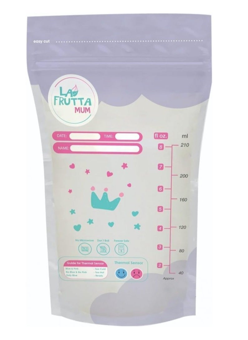 Generic La Frutta Premium Breastmilk Storage Bags 10 210ml  - Image 1