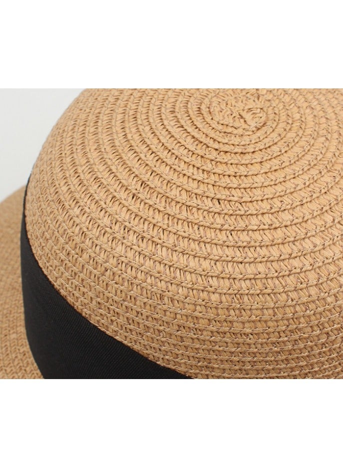 KUYING New Fashionable and Minimalist Big Bow Big Eaf Sun Hat  - Image 3