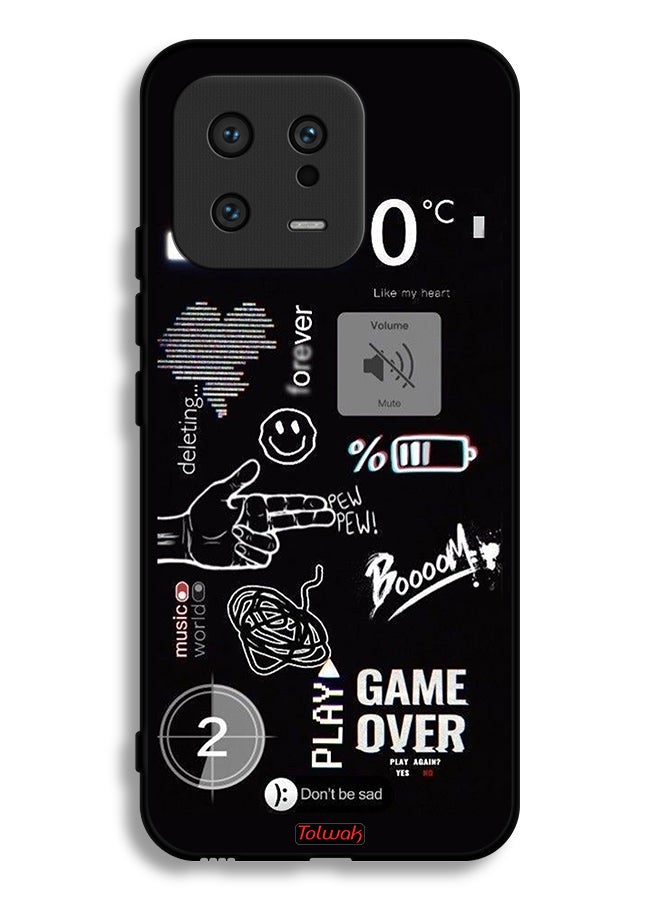 Tolwak Xiaomi 13 Protective Case Cover Game Over Pew Pew - Image 2