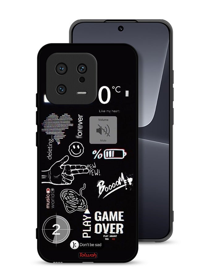 Tolwak Xiaomi 13 Protective Case Cover Game Over Pew Pew - Image 1